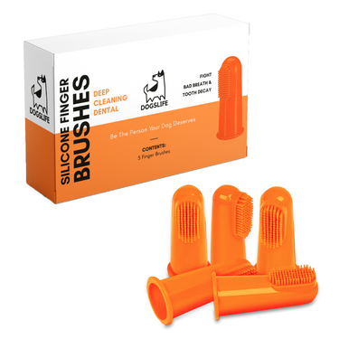 DogsLife Silicone Finger Dental Brushes Dog 5pcs -
